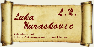 Luka Murašković vizit kartica